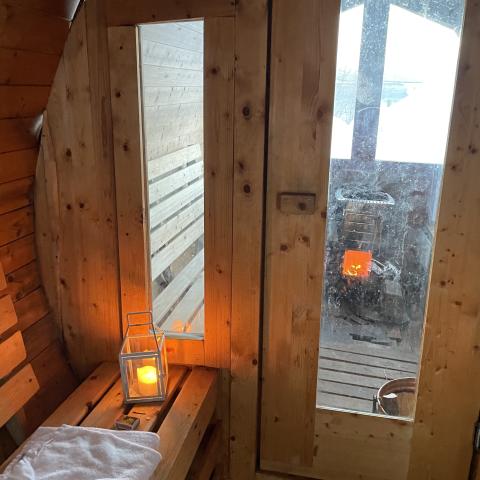 Unser Quartier in Lyngseidet: Die Magic Mountain Lodge