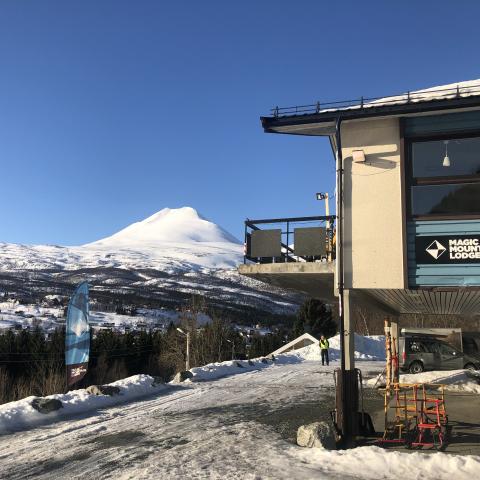 Magic Mountain Lodge, Lyngseidet | © Thomas Lippitsch Unser Quartier in Lyngseidet: Die Magic Mountain Lodge