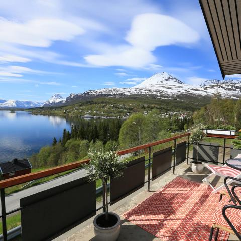 Blick vom Balkon in Richtung S&uuml;den